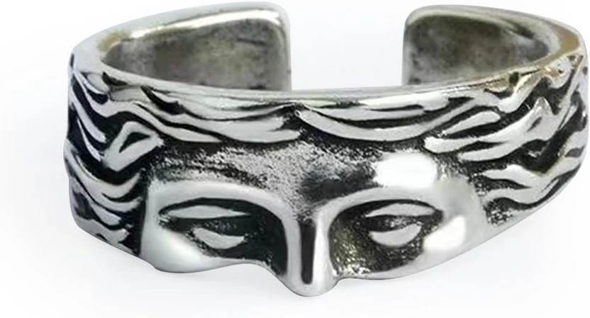 Adjustable Rings Men Vintage Stainless Steel