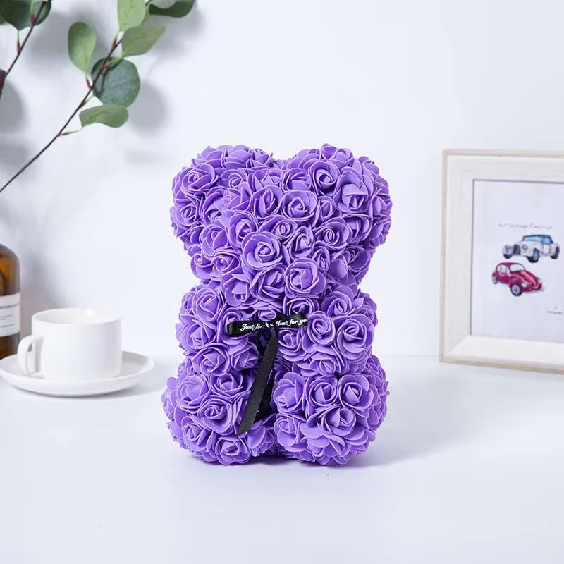 Flower Rose Bear Gift