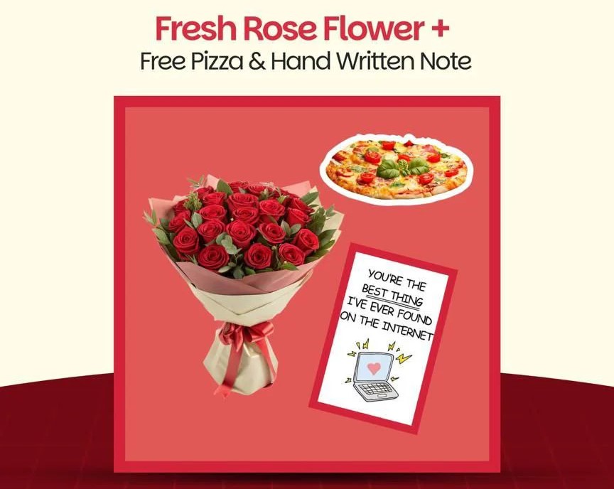 Premium Package - Fresh Flower Pizza