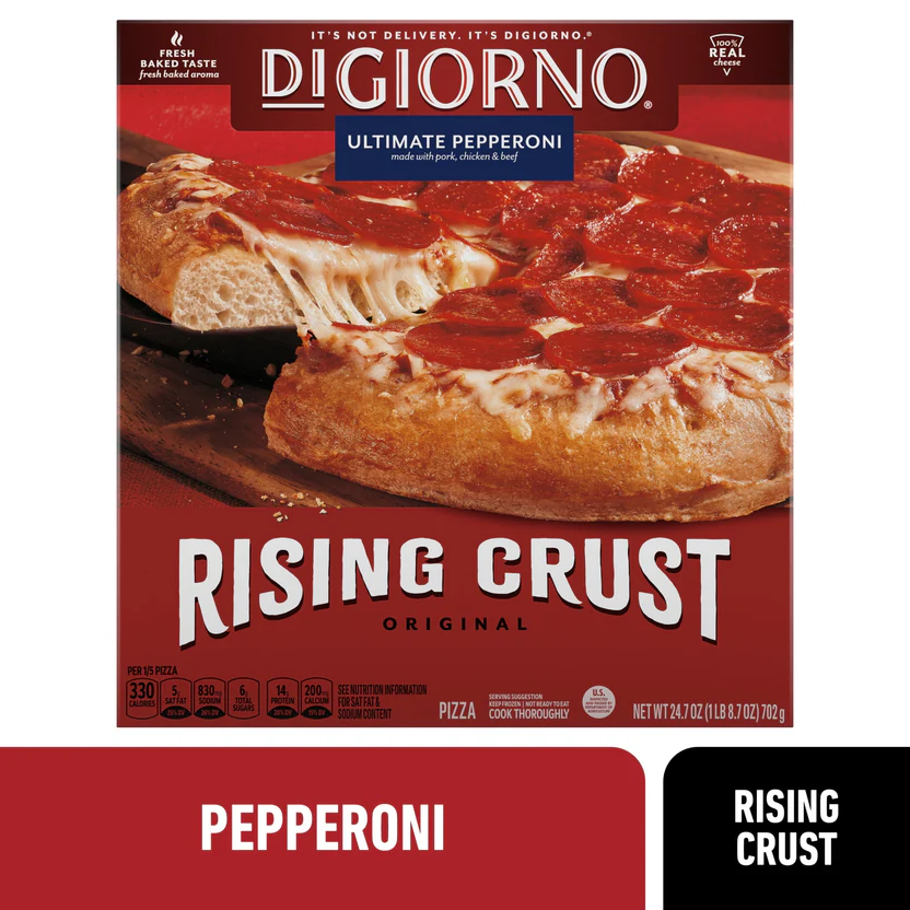 Rising Crust Pepperoni Pizza Free Coke