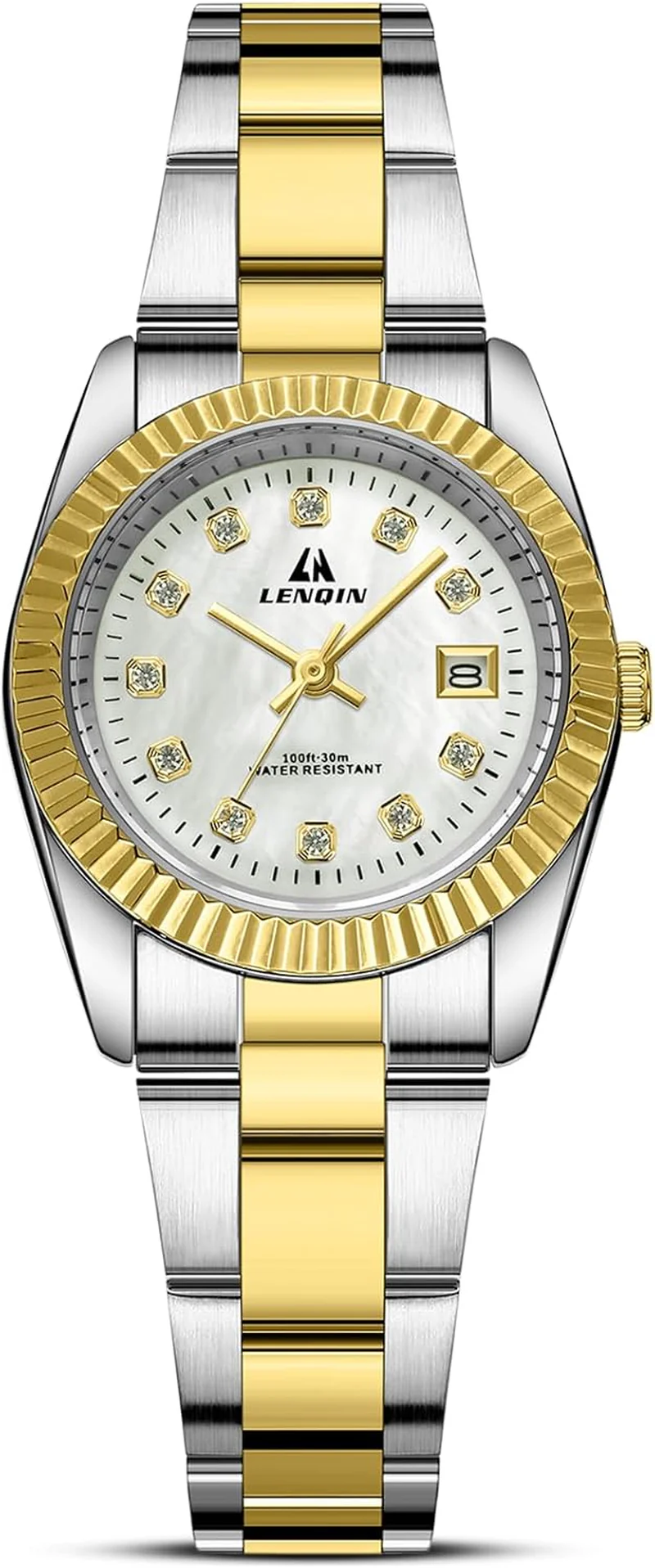 Womens Waterproof Quartz Analog Watch