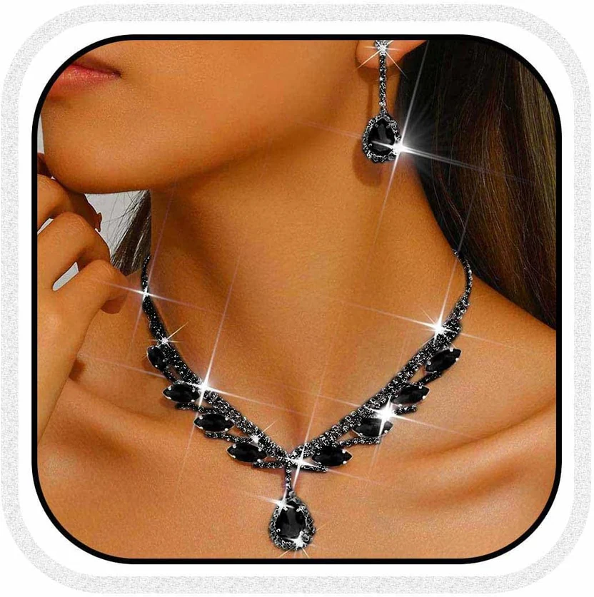Rhinestone Jewelry Sets for Women