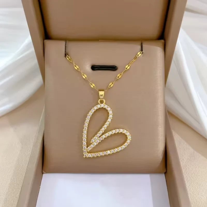 Trendy Heart Necklaces for Women
